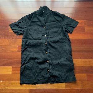 Linen shirt dress. Size XL.